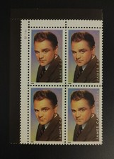US #3329 James Cagney Plate (S111111) Plate Block of 4 Stamps. MNH. Free Ship!
