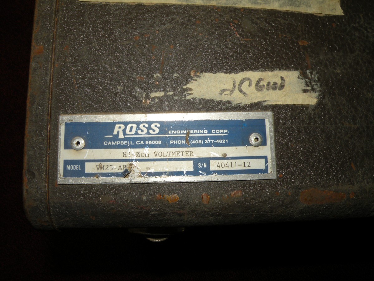 安立 PRECISION VOLTMETER/M-285B/希少品！少々残念！ Ross Engineering Hi-Z HV VM25-AB Linesman's High Voltage Voltmeter