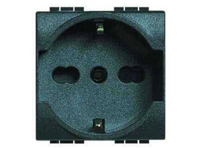 Presa Schuko 2P+T 16A Nero Compatibile Bticino Living - Foto 10