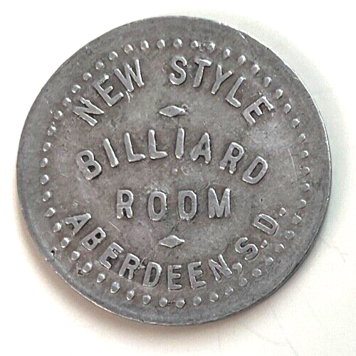 Aberdeen South Dakota New Style Billiard Room Token | eBay