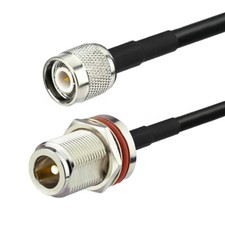 Bingfu N type Female to TNC Male RG58 RF Coaxial Cable Extension Cable 90cm