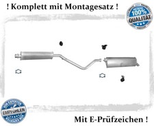 Auspuffanlage für Citroen C4 I 2.0 16V Auspuff Endtopf Mitteltopf Montagesatz