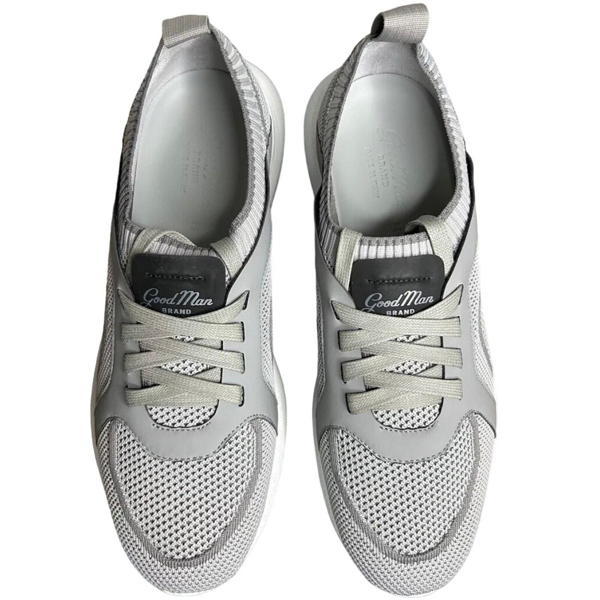 Good Man Brand NIB Knit Trainers Gray Size 12 Made in Italy MSRP $298 Good Man Brand NIB Knit Trainers Gray Size 12 Made in Italy  main image 4