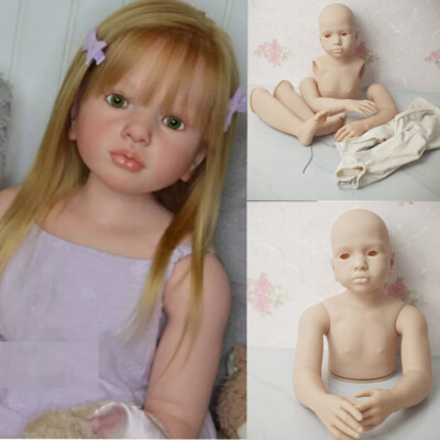Aloenka Reborn Doll Kit 40in Toddler Unpainted DIY Part + Cloth Body + Connector
