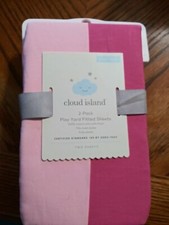 Cloud Island by OEKO-TEX 2 Pack 2 Sheets Play Yard Fitted Sheets 100 Cotton