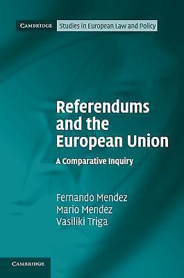 Referendums European Union Cambridge Studies European Law Policy … 9781316603369