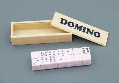28 dominoes & crate box fits 18'' doll American Girl Camp Hangout game cards 