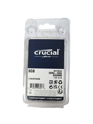 Crucial CT8G4SFRA266 8GB DDR4 2666 MHz Laptop Memory for sale
