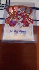 2020 Panini  Crown Royale Draft Picks Holo Signatures Quintez Cephus RC