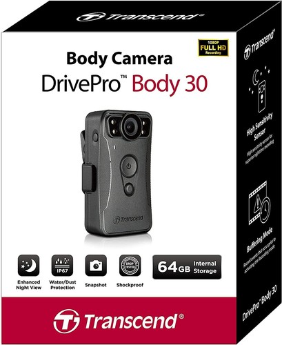 Transcend DrivePro Body 30 Body Camera 64GB Model TS64GDPB30A - Picture 6 of 6