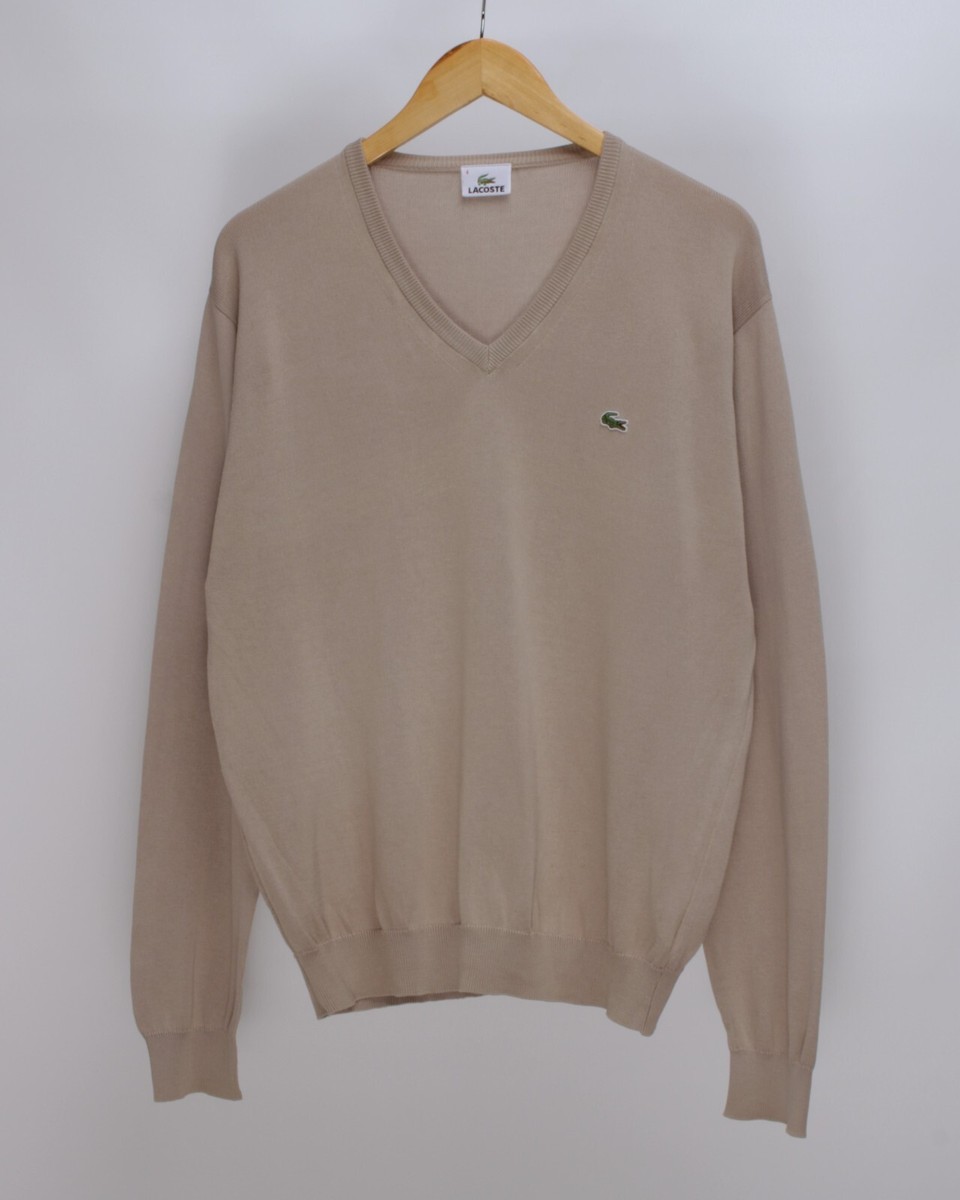 Lacoste Clothing Lacoste Beige Sweater Mens LACOSTE Beige V