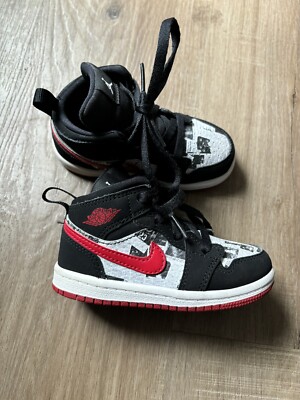 Air Jordan 1 Mid SE GS 'Newspaper Air Times' SZ 7C | eBay