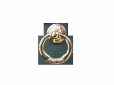 battente anello maniglia per porta ottone lucido 741900001