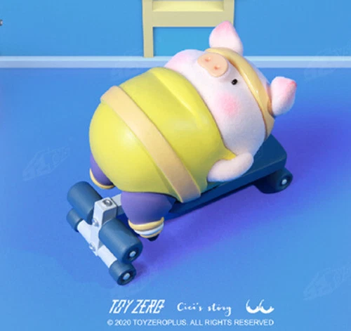 Toyzero + LuLu the Piggy The Fitness Club Series Blind Box Figur Spielzeug Geschenk - Bild 6 von 21