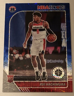 その他 Rui Hachimura Hoops Prizm Premium Stock 2019-20 Hoops Premium Stock Rui Hachimura Blue Laser Prizm RC 9/99
