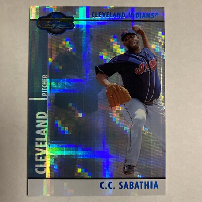 2008 Topps Co-Signers Blue Xfractor C C Sabathia 33/50 TR