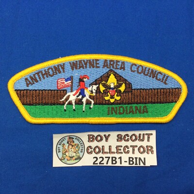 Boy Scout CSP Anthony Wayne Area Council Shoulder Patch Indiana BIN