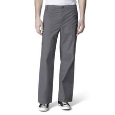 5618 WonderWink Loyal Men's WonderFLEX Utility Pant Pewter Scrubs