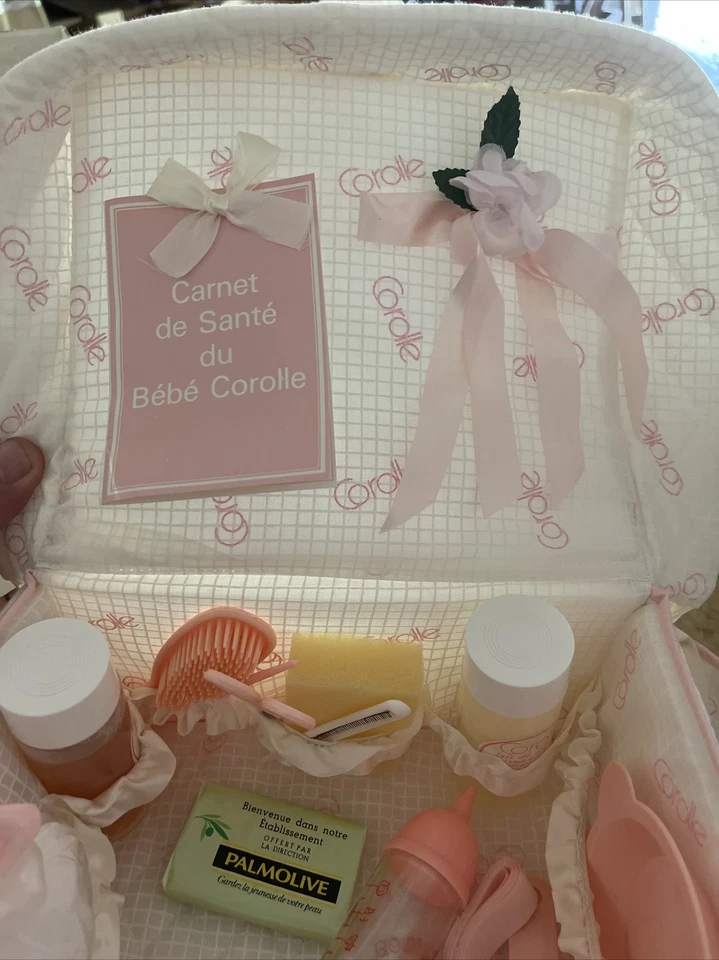 Bolso de guardería vintage Corolle para bebé y accesorios bolsa de estancia para pasar la noche. Caja original. Foto 3 de 4