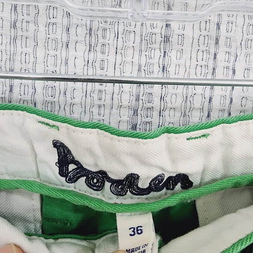Bermudas chinas verdes Boden para hombre talla 36x10 100 % algodón Foto 3 de 4