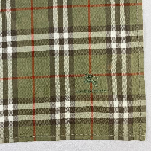 Vintage Burberry Handkerchief Neckerchief Bandana Pocket Square - Picture 3 of 6
