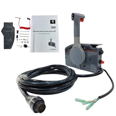 #ad #ad 703 Side Mount Control Box For Yamaha Pull to Open with Choke 10 Pin Harness $152.97