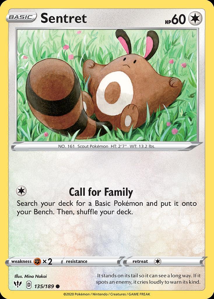 Pokemon Sentret (135/202) Darkness Ablaze LP