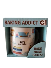 Ginger Fox Baking Addict Mug – Coffee Tea Cup Gift for Bakers – Brand New