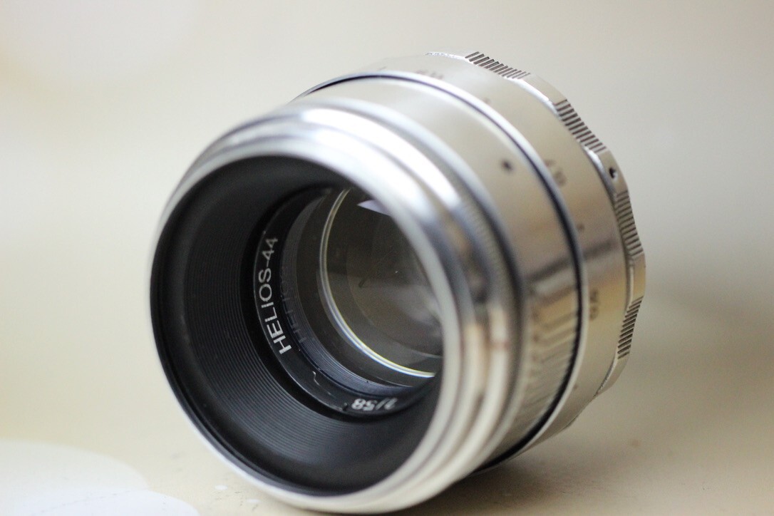Helios 44 KMZ Photo Lens 13 blades 2/58 mm mount M42 Silver | eBay