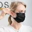 thumbnail 3  - 100/50/10 Pcs Black Face Mask Mouth Nose Cover Protector Respirator Filter Masks