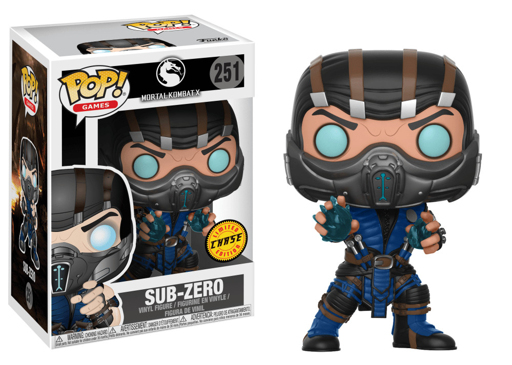 Funko POP! Games Mortal Kombat Sub-Zero Chase #251 Vinyl Figure