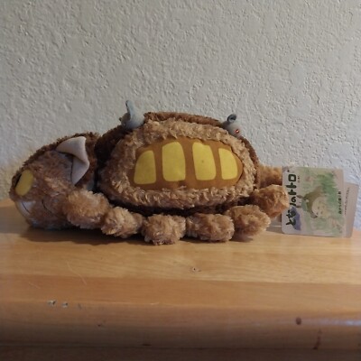 My Neighbor Totoro Catbus Plush Stuffed Studio Ghibli Cat Bus Sun Arrow Beanbag