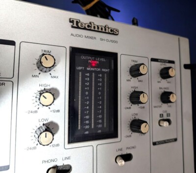 Technics SH-DJ1200-S DJ Mixer Silver Audio Tested Working | eBay