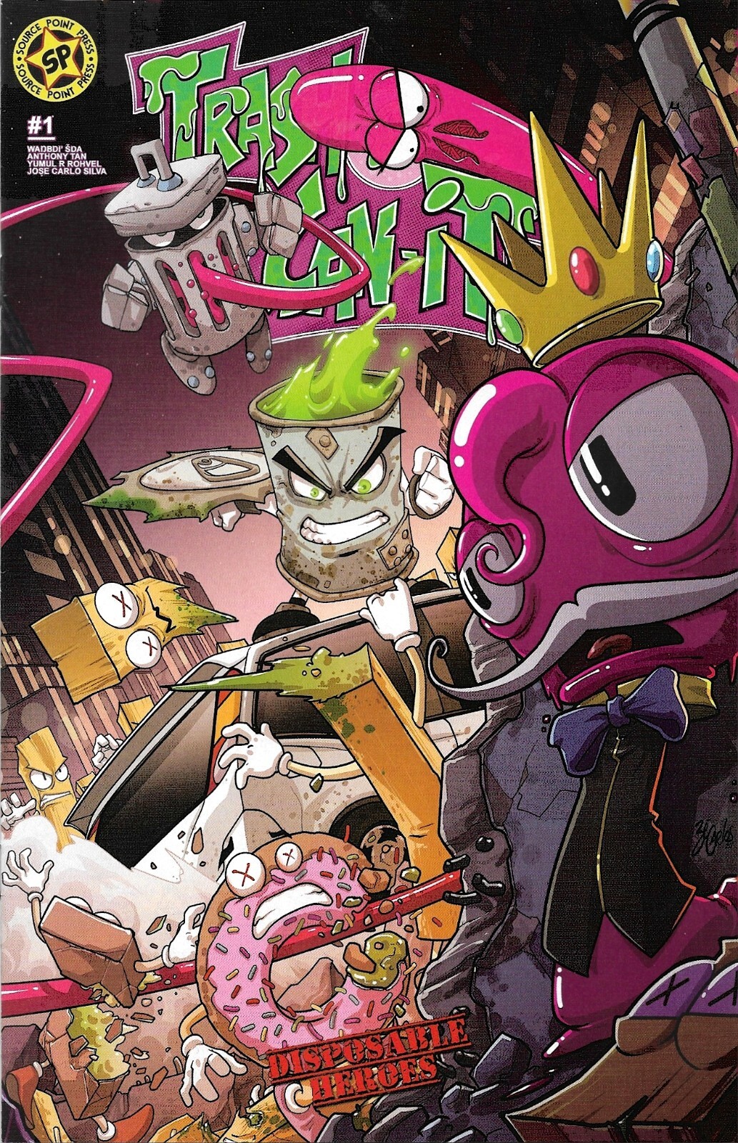 TRASH & CAN-IT DISPOSABLE HEROES #1 CVR A 2021 SOURCE POINT PRESS NM-image