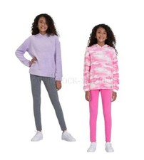 NEW GIRL'S YOUTH LUCKY BRAND 2 PC SET SOFT PLUSH HOODED TOP  LEGGING VARIETY