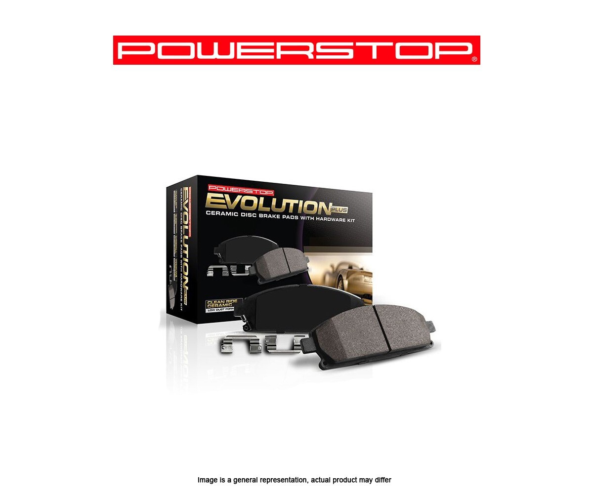 Powerstop Z17 Evolution Ceramic Rear Brake Pads+Hardware 17