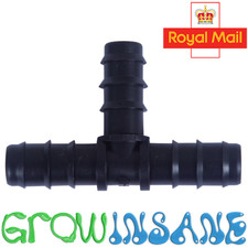 Tee Piece 13mm Connector Irrigation System Automatic Watering Garden Hozelock