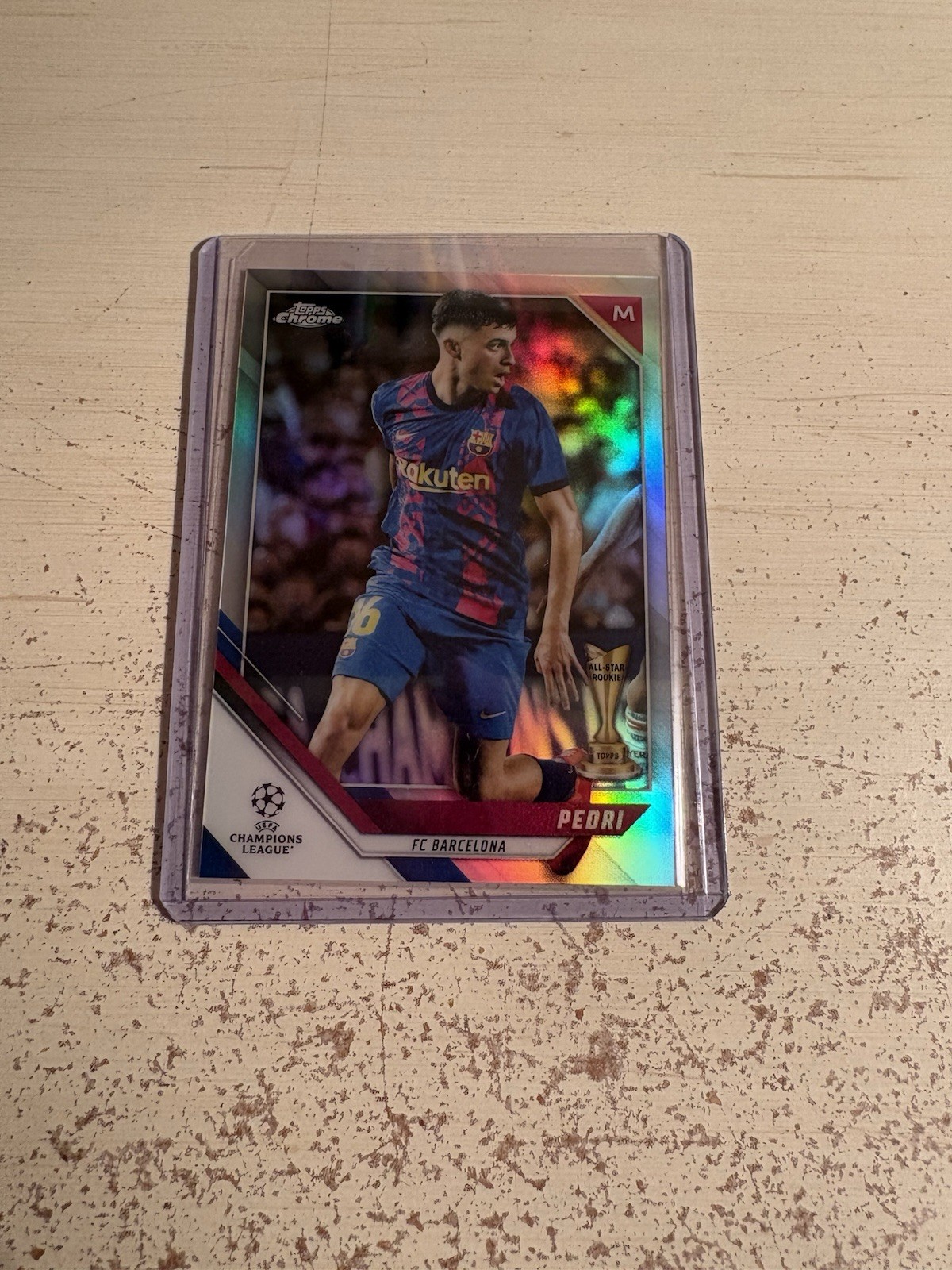 Pedri Topps Chrome All Star Rookie Silver Refractor #89