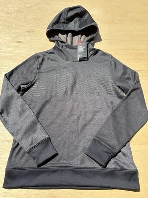 Under Armour Women's Black Coldgear Logo Hoodie Sweatshirt Small NWT