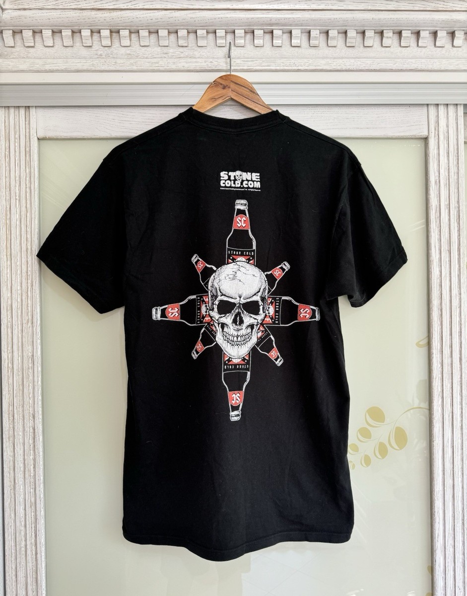 Stone Cold Steve Austin Vintage 2005 BYOB WWE T-shirt Wrestlemania