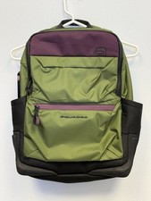 Zaino Piquadro Saga Verde 14” Laptop iPad Pro 12,9” Nuovo