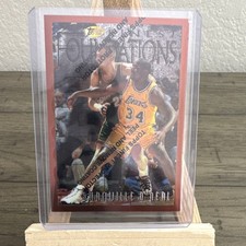 Topps Stadium Club Shaquille O'Neal Rookie #34 lining never removed ultra rare!!