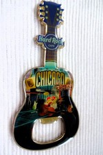 1 HARD ROCK CAFE  MAGNET BOTTLE OPENER  CHICAGO