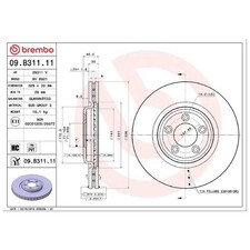 2x Bremsscheibe vorne für Jaguar S-Type 2 X200 XF 1 X250 XJ X350 XK | 26202845