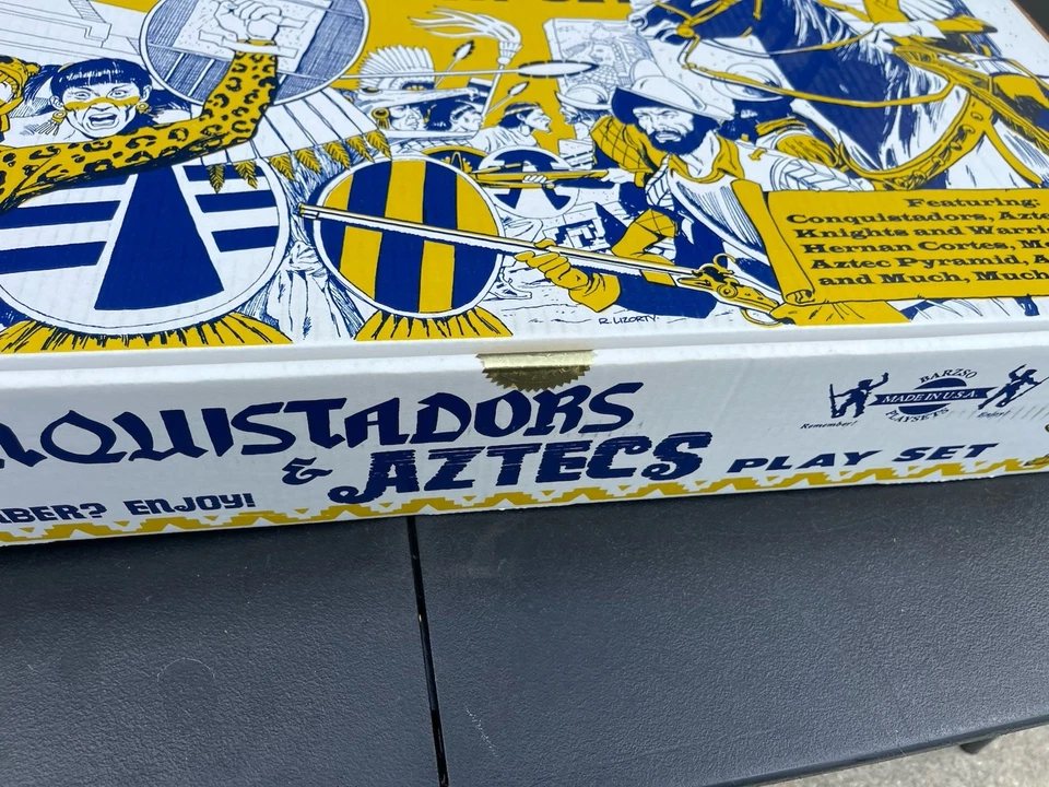 Barzso Conquistadors & Aztecs Playset Rare VHTF Complete - Never Opened ! - Image 2 of 4