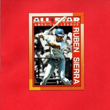 1990 Topps Ruben Sierra #390 Texas Rangers