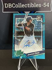 2023 Panini Donruss Jonatan Clase Teal Velocity Auto 3/8 Seattle Mariners 