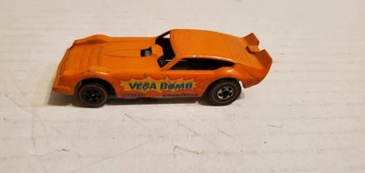 1969 Vintage Hot Wheels Redline Orange Vega Bomb Diecast Car
