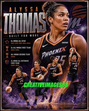 Alyssa Thomas 8x10 photo Phoenix Mercury  WNBA ALL-STAR