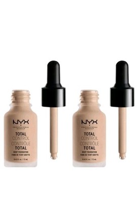 2-Pack NYX PROFESSIONAL MAKEUP Total Control Drop Foundation - TCDF07